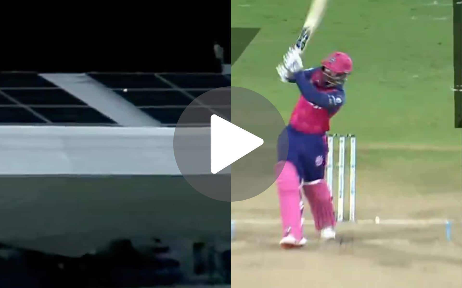 [Watch] Quinton De Kock Smashes Nortje Into Solar Panels Of Kensington Oval In CPL 2024